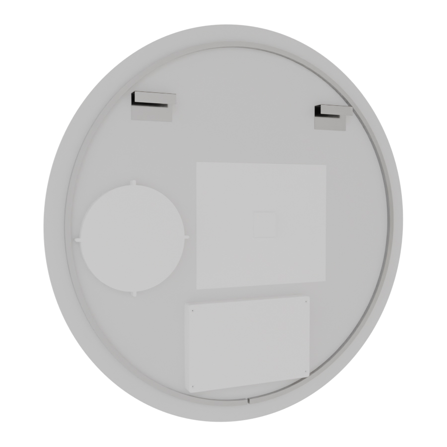 Miroir de salle de bain rond rétroéclairage variable LED 60 cm RONDI PLUS