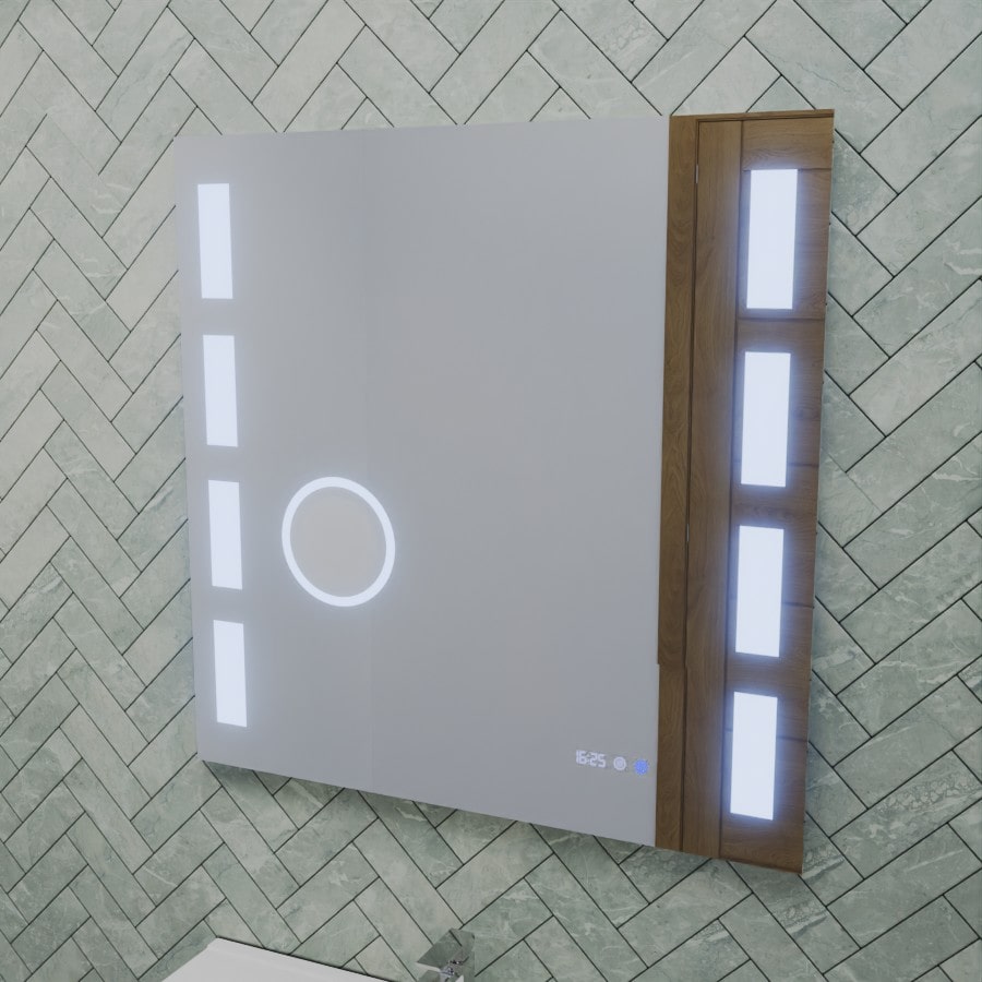 Miroir avec éclairage LED variable 70 cm x 70 cm EXCELL PLUS