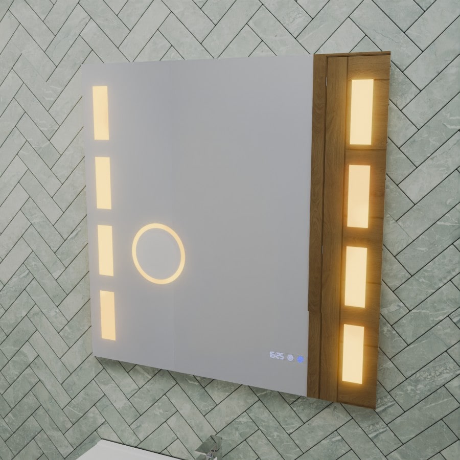 Miroir avec éclairage LED variable 70 cm x 70 cm EXCELL PLUS