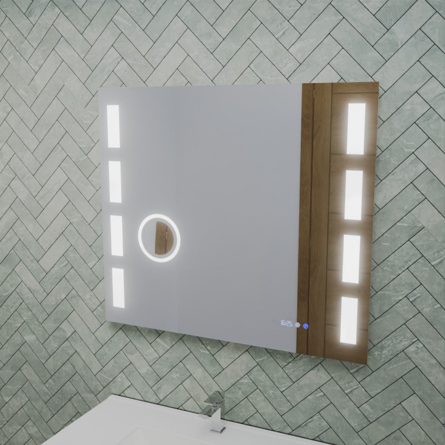 Miroir avec éclairage LED variable 80 cm x 70 cm EXCELL PLUS