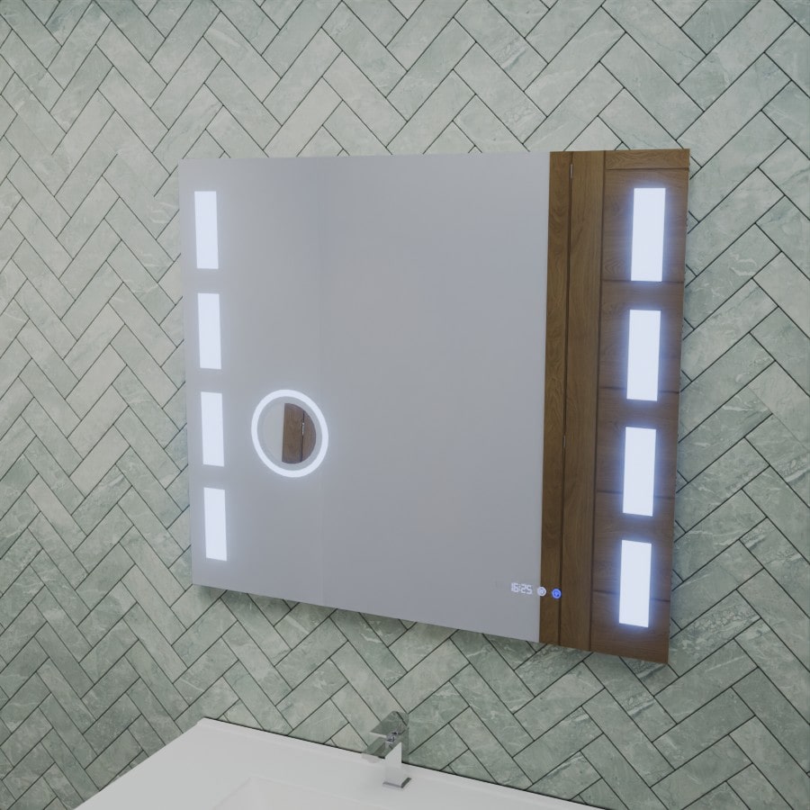 Miroir avec éclairage LED variable 80 cm x 70 cm EXCELL PLUS