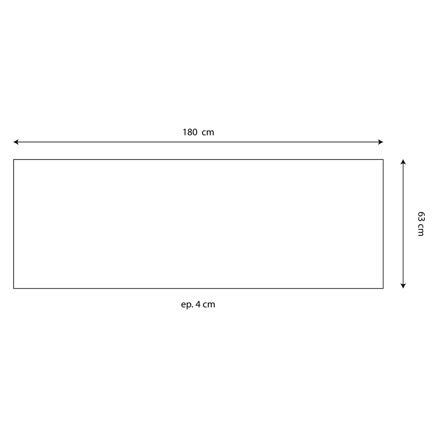 K20L-PT : Kitchenette 180 cm Blanc, plan de travail blanc, cuve inox