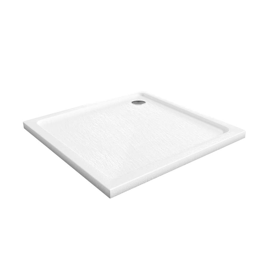 Receveur de douche acrylique 100 x 100 CRYSTA Blanc