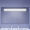 Miroir rétroéclairant LED 140 cm x 80 cm avec interrupteur sensitif ELEGANCE